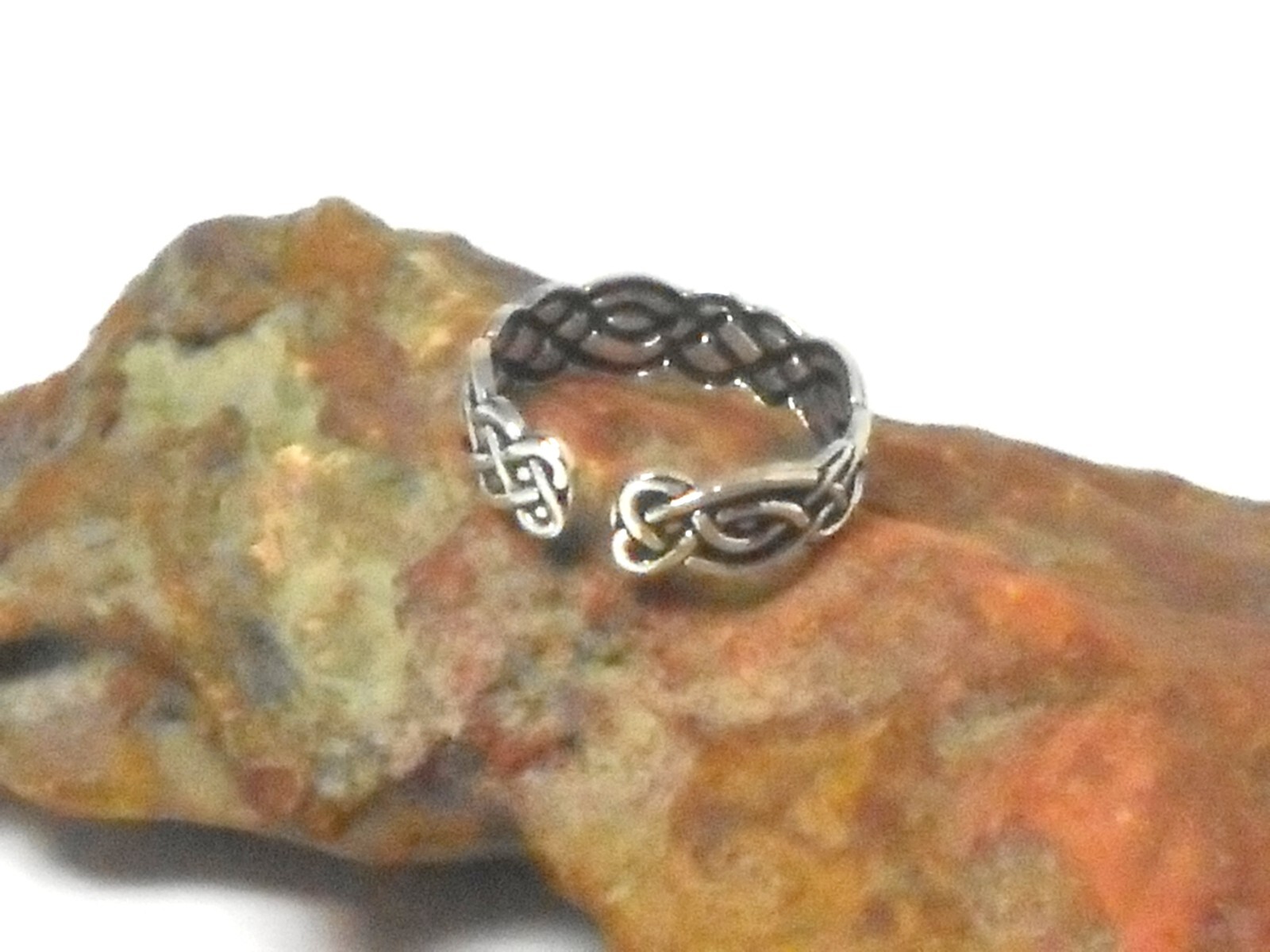 Adjustable TOE RING Sterling Silver 925 - Gift Boxed