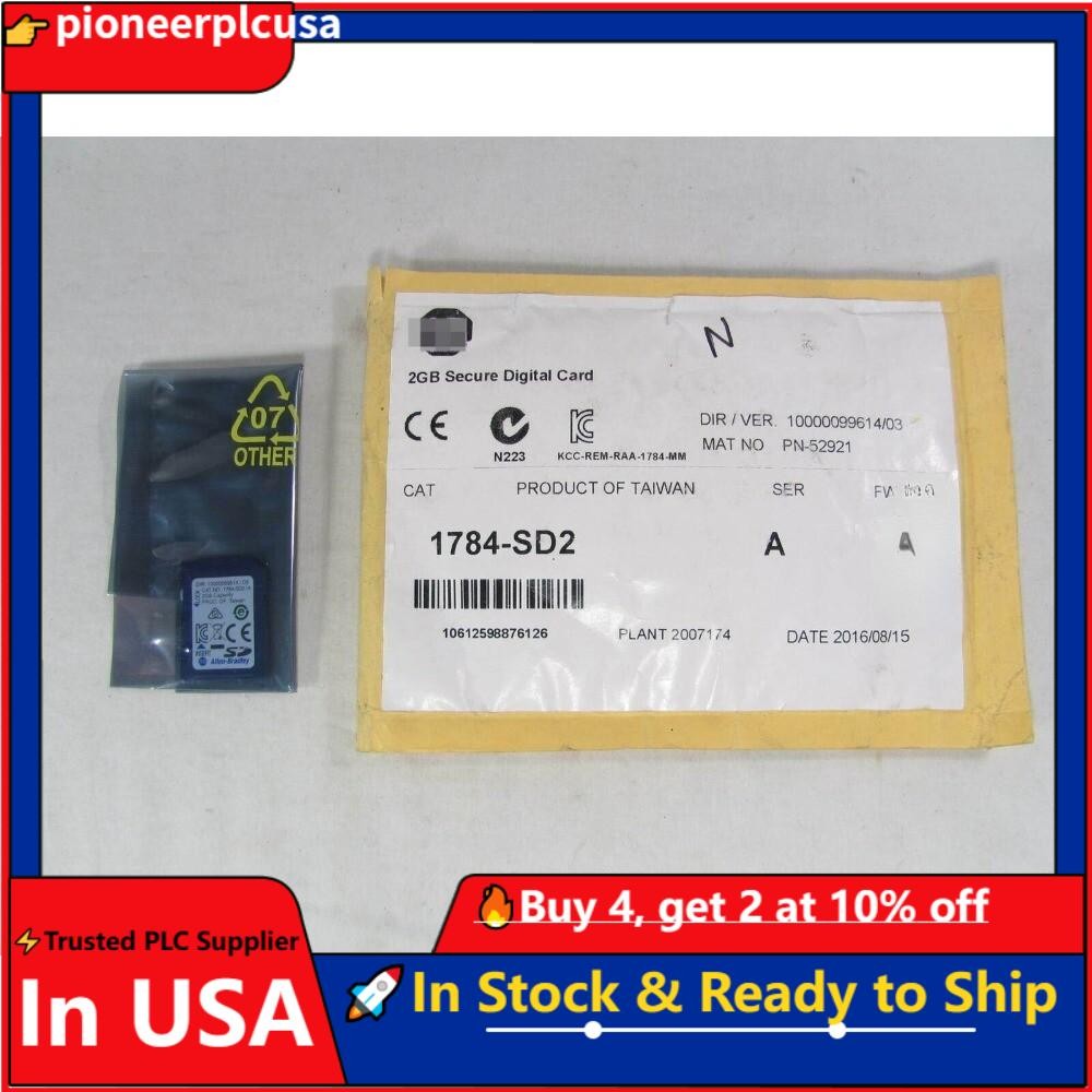 1784-SD2 ControlLogix Secure Digital Card Brand New AB Sealed 1784SD2