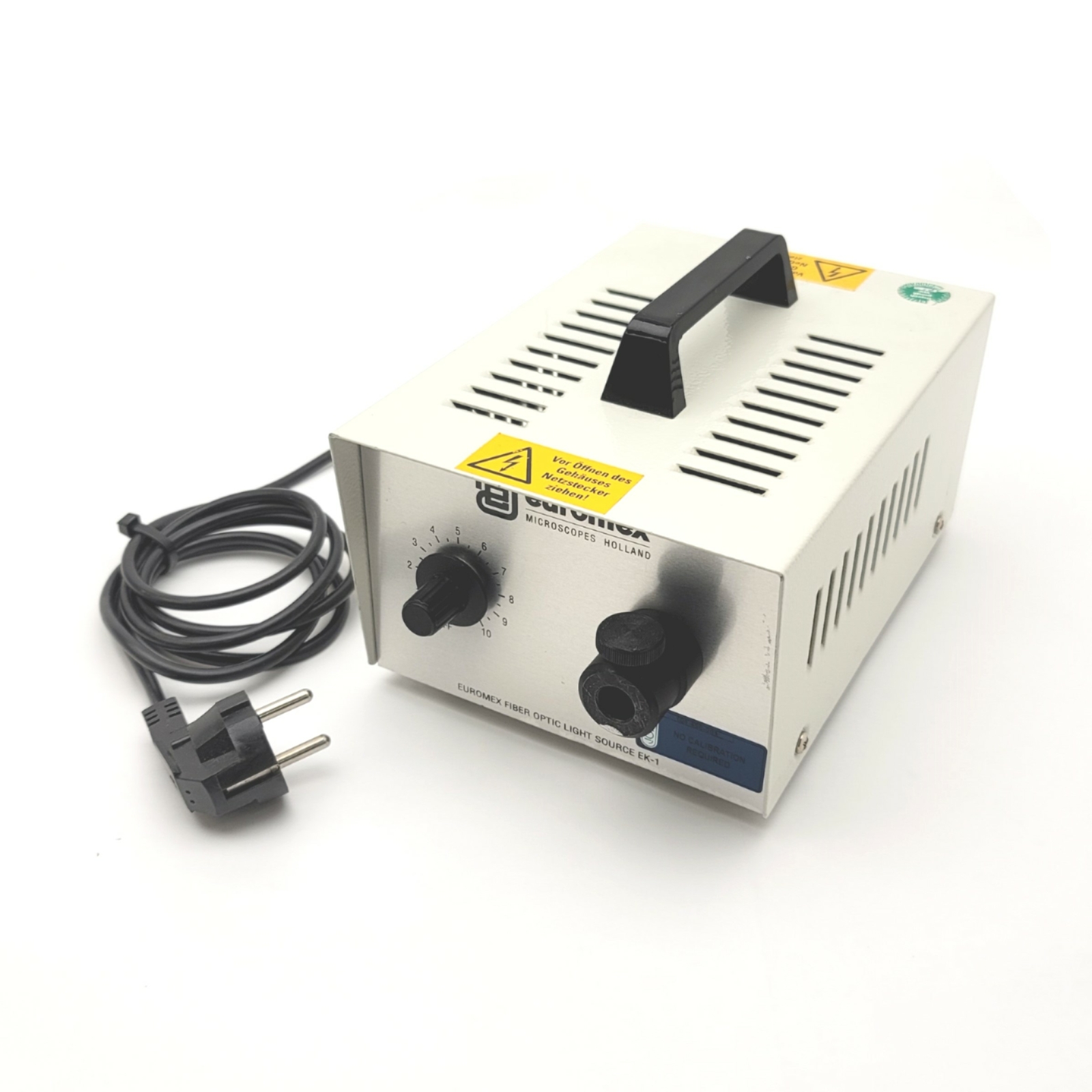 Euromex Illuminator EK-1 Fiber Optic Light Source 100W Halogen, 250VAC 50Hz 1.0A