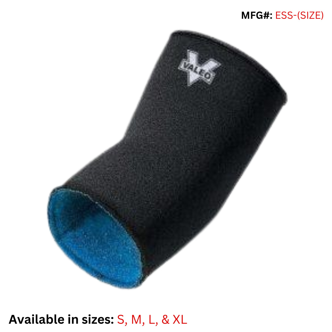 Elbow Support Sleeve For Weight Training & Athletics - Valeo  S, M, L, & XL