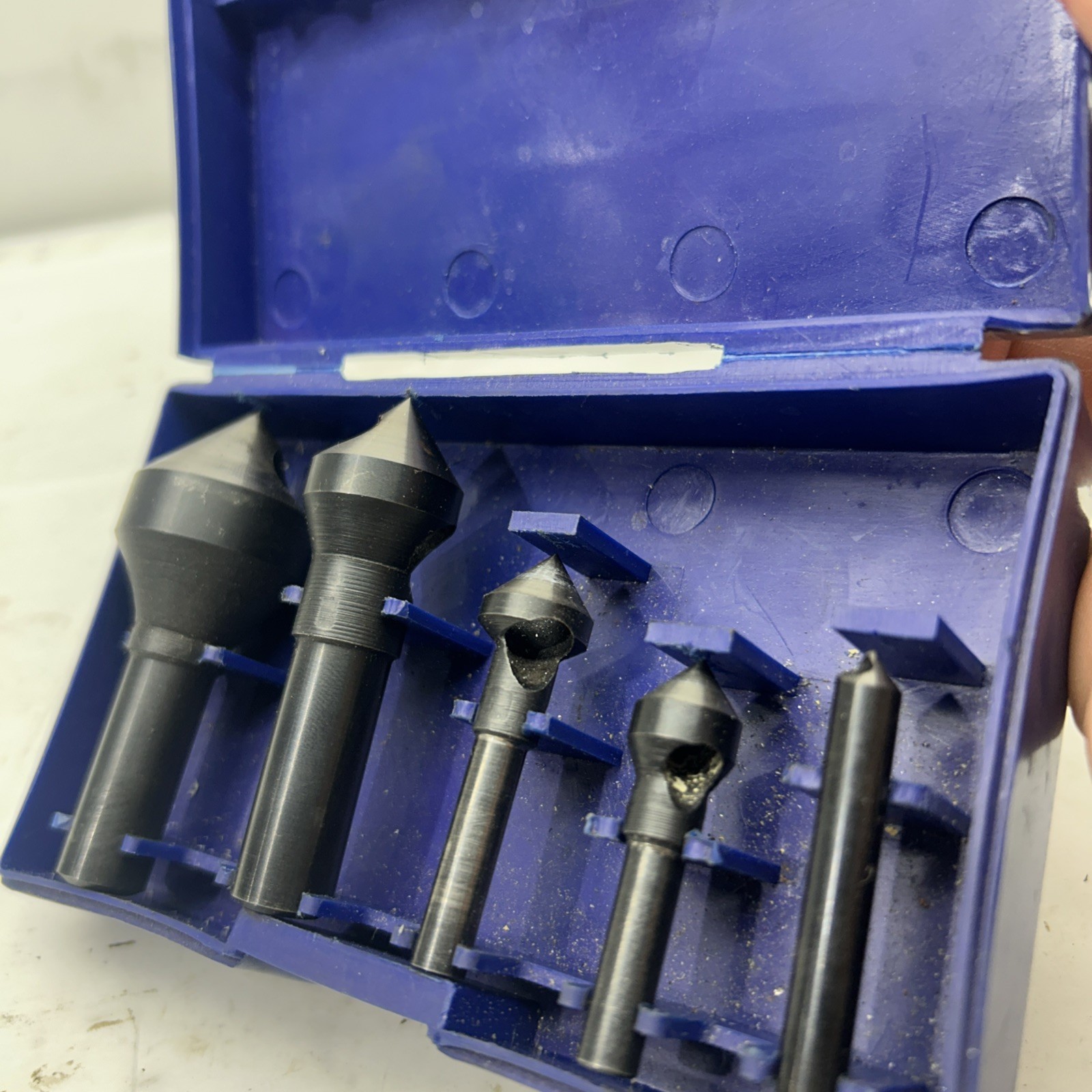 5 Pc Countersink 1/16”to 9/16” Countersink 02463503. Hss