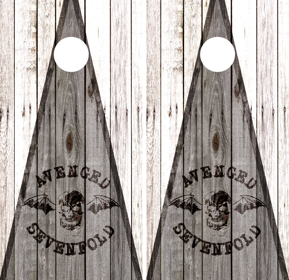 Avenged Sevenfold Cornhole Wraps Vinyl Boards Decals Bag Toss Game Stickers
