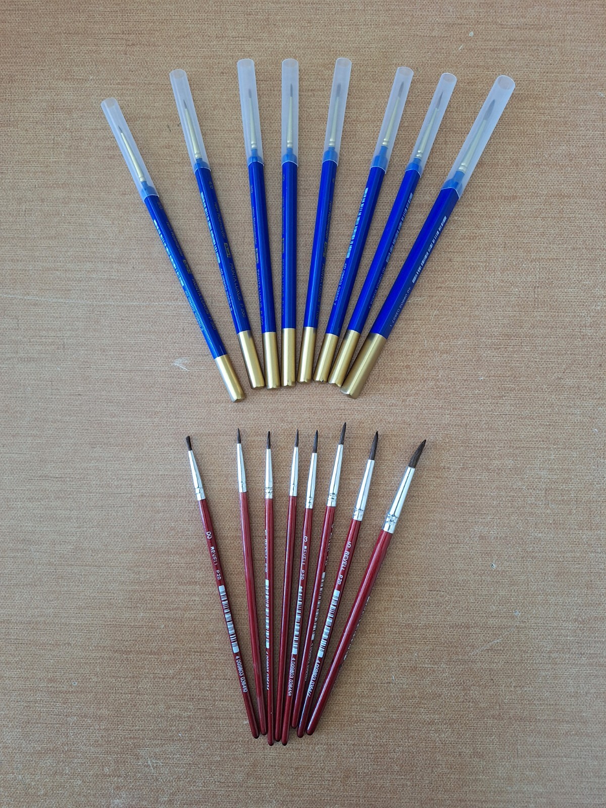 RED PINE MARTEN & REVELL PAINT BRUSHES, Brush Assortment ALL SIZES YOUR CHOICE