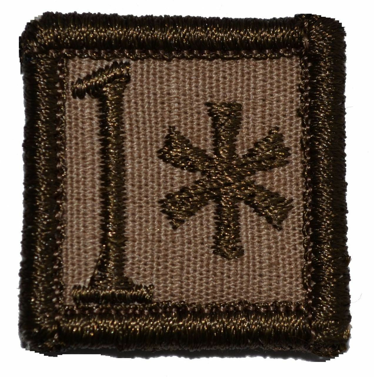 1* One A*s to Risk 1x1 Military//Police Patch Hook Backing