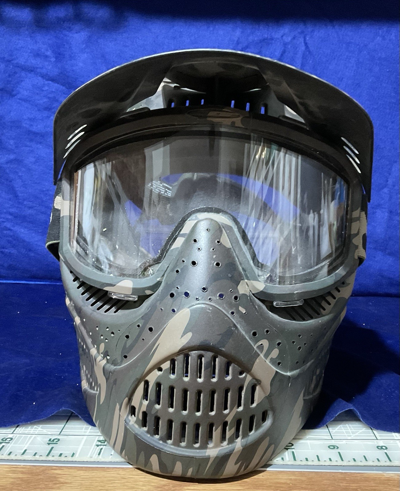 JT ProShield Model Camouflaged Paintball Mask Goggle Visor