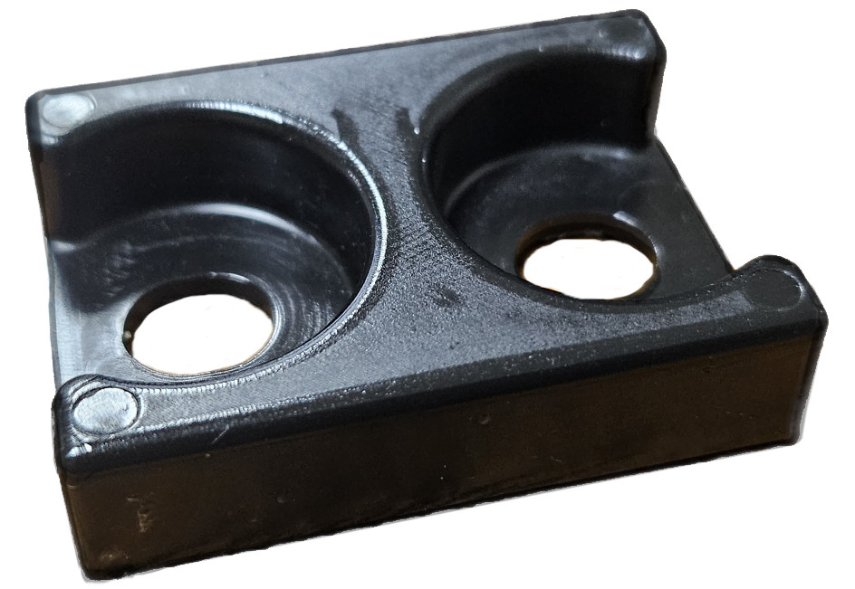 FR Plastic Furniture Connector Mounting Bracket 10pc