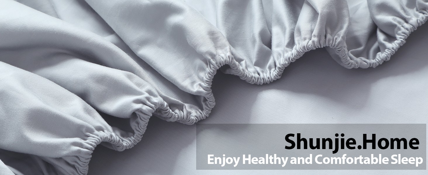 2-Pack Pure Cotton Fitted Sheet King Size, 600 Thread Count 16" Deep Pocket
