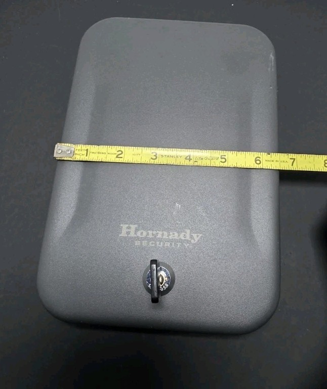 Hornady Hand Gun Lock Box with Attachable Cable
