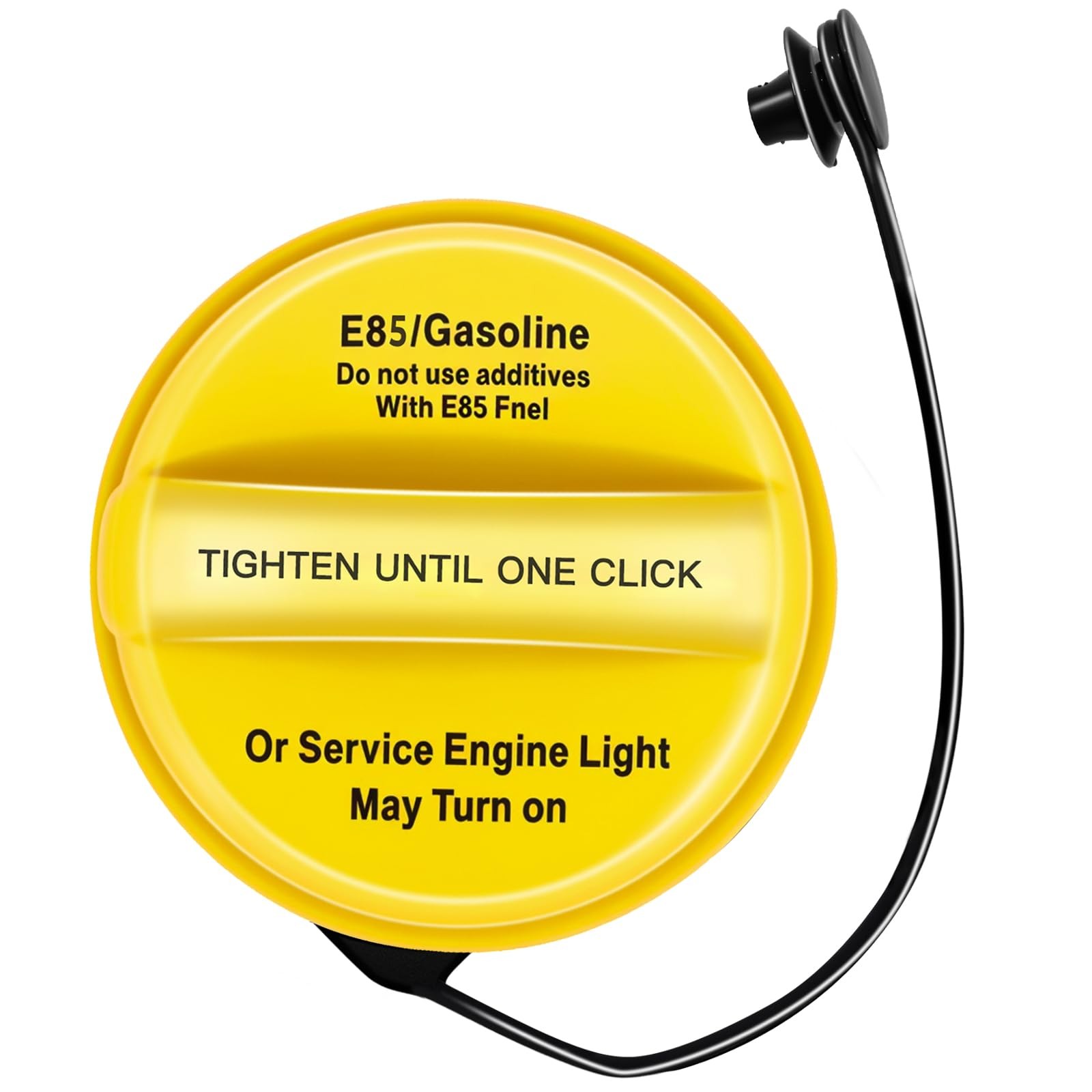 E85 Gas Cap Fuel For 2012-2021 Chevy GMC Cadillac, Silverado Silver