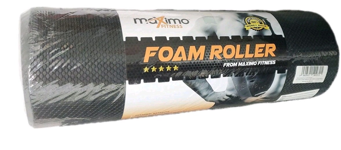 18" X 6” High Density Exercise Fit Foam Roller Physical Therapy Yoga Pilates Gym