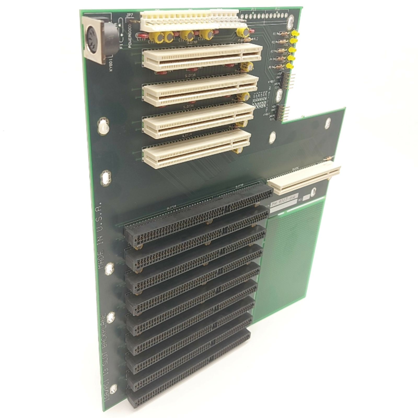 US Logic 11961301 13-Slot SBC Backplane x8 ISA VESA 4x PCI AT PSU PICMG 1.0