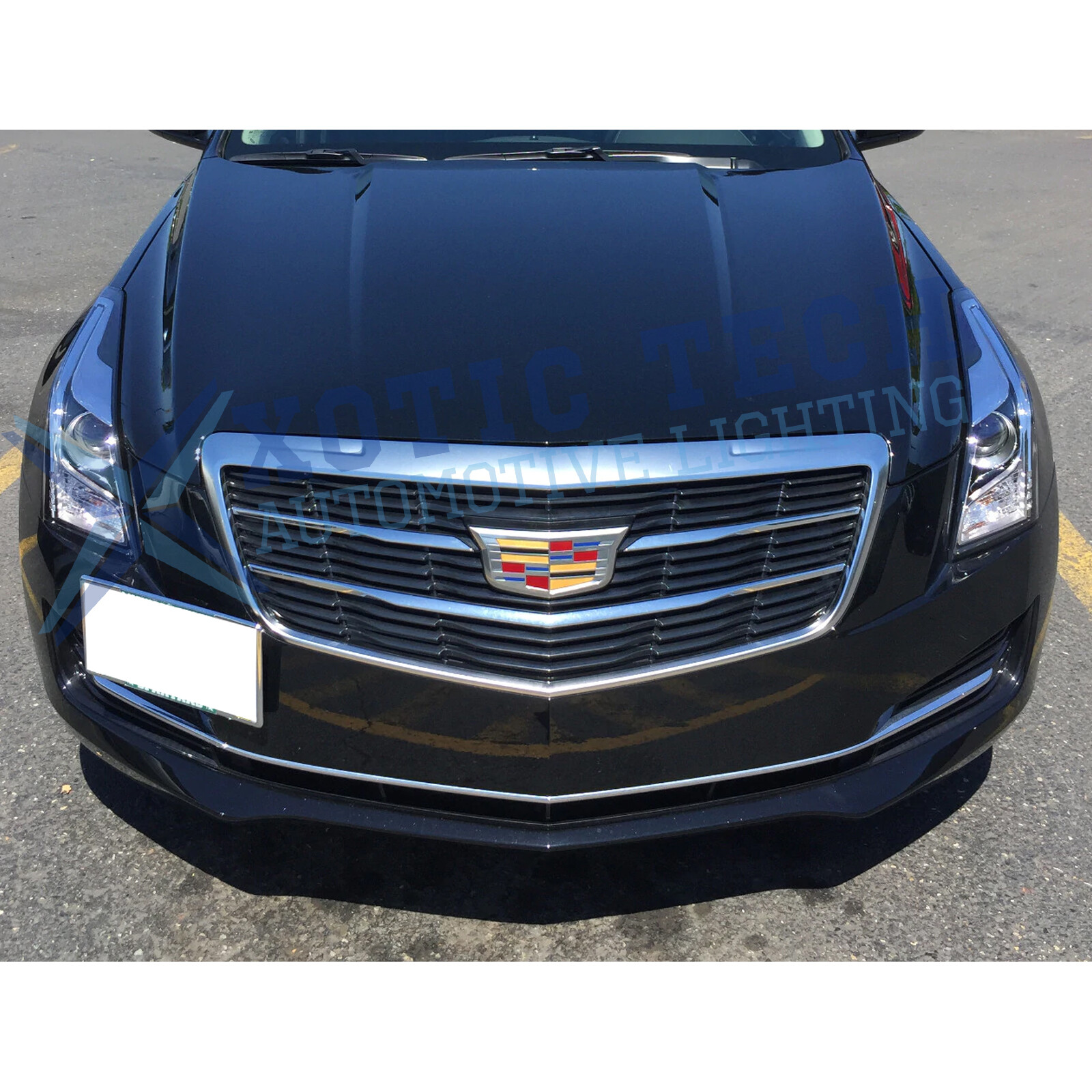 Front Bumper Tow Hook License Plate Mounting Bracket Holder For Cadillac CTS
