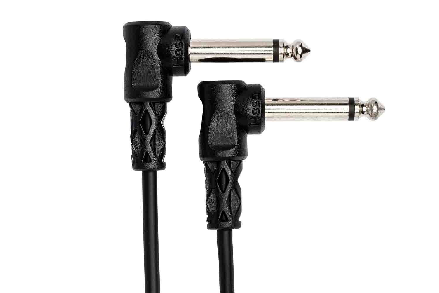 Hosa CFS-106 Molded Right-Angle Guitar Patch Cable, 6 inch 🔥NEW🔥