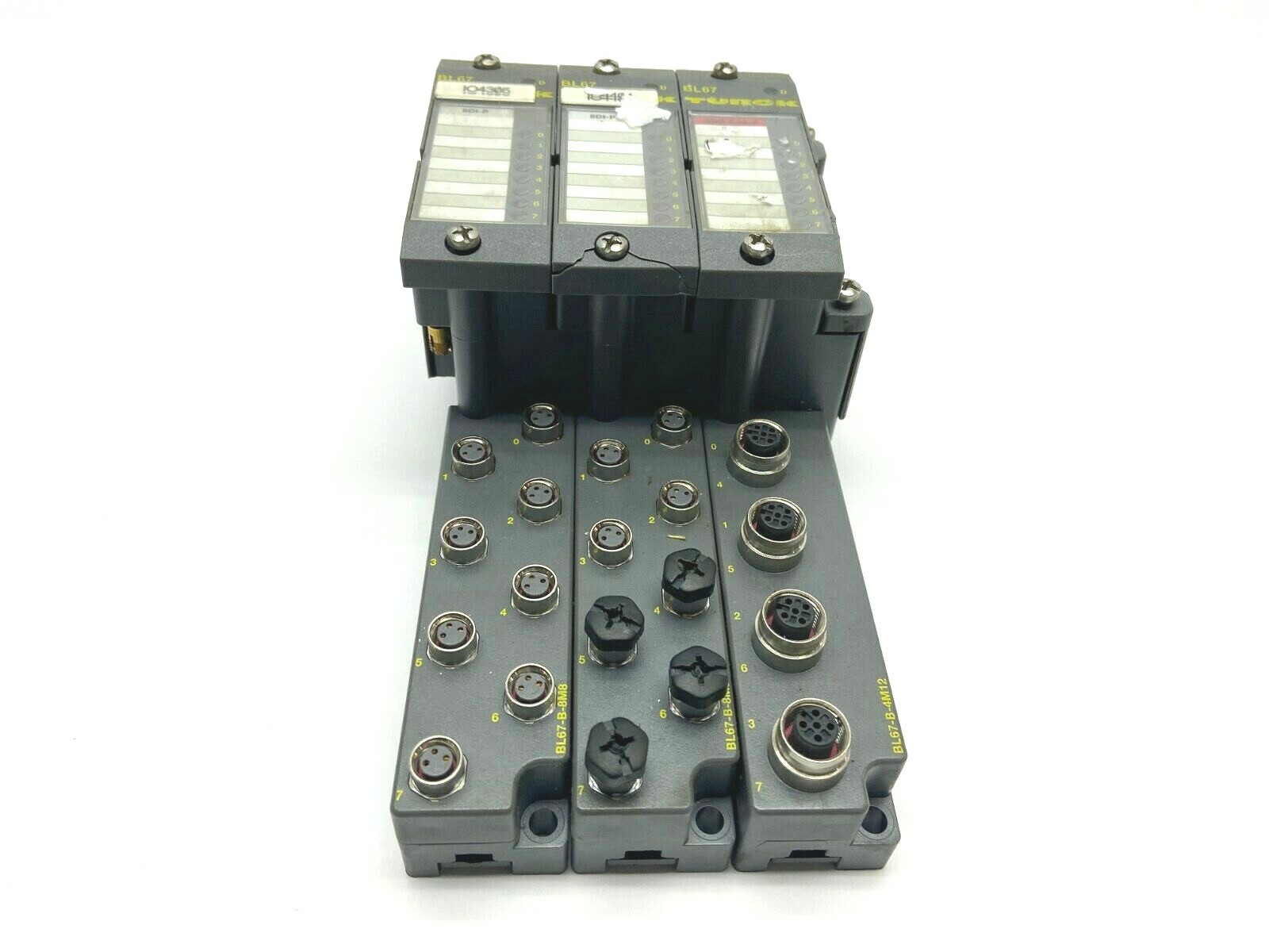 Turck BL67-B-4M12 Base Module Lot of 2 w/ BL67-B-8M8