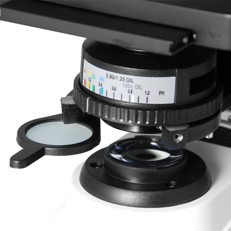 40X-1000X Compound Laboratory Microscope, Trinocular, Halogen Light