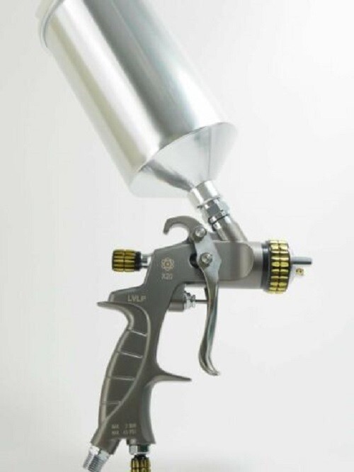 ATOM X20 LVLP Automotive Spray Gun – Basecoat/Clearcoat + FREE GunBudd