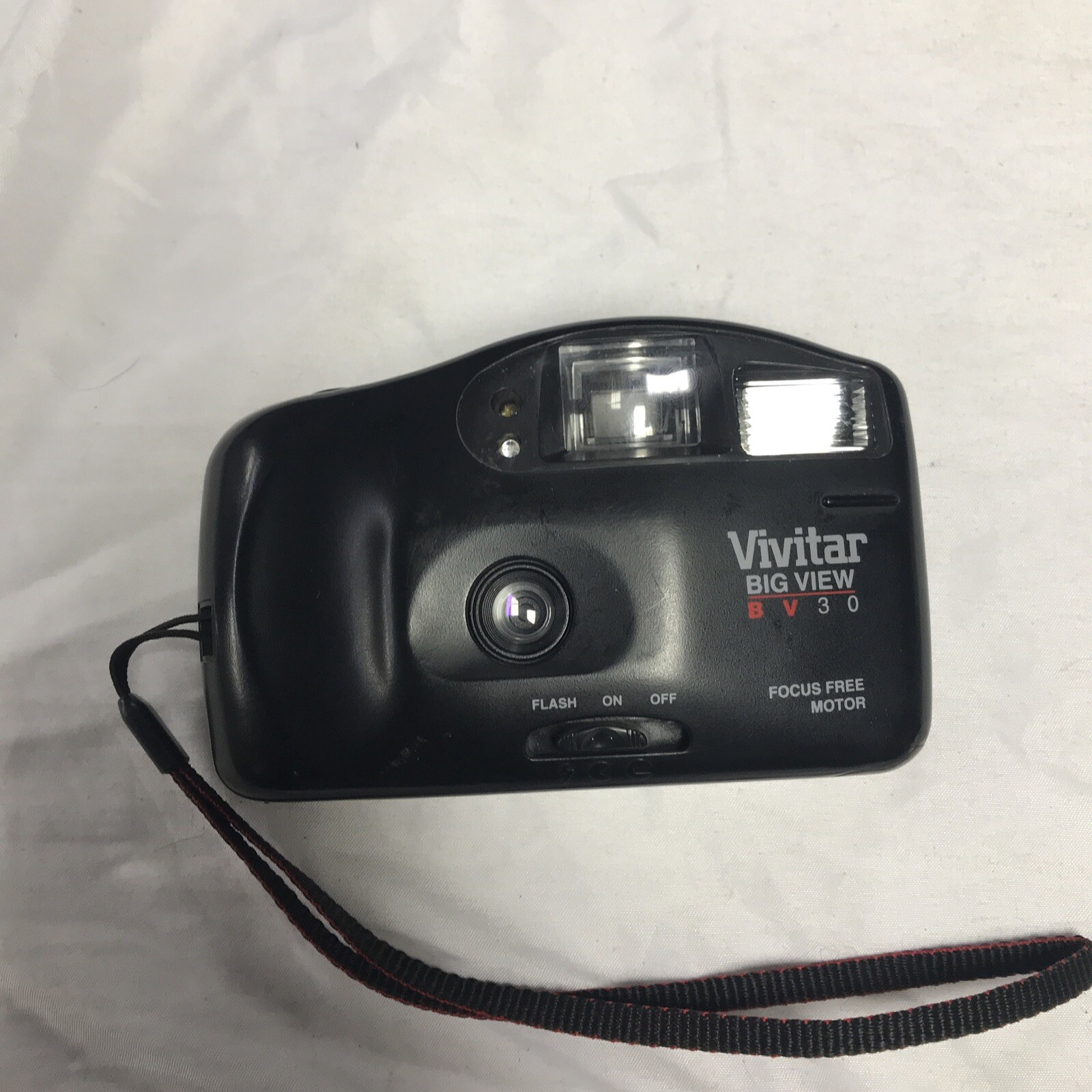Vivitar Big View BV30 Shoot 35mm Film Camera Black UnTested!