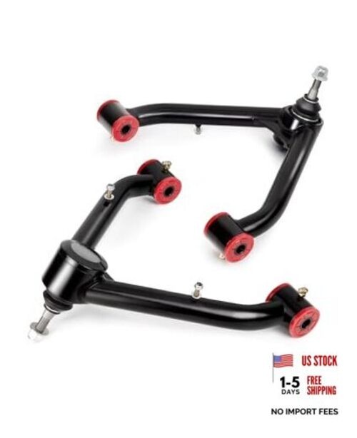 2-4 inch Front Upper Control Arms For 1999-2006 Silverado Sierra 1500 Black