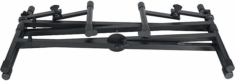 Gator GFW-KEY-5100X Frameworks Heavy Duty 2Tier X-Braced Keyboard Stand 0 Ship