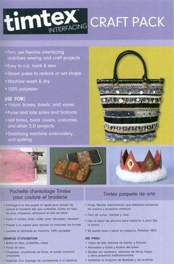 Timtex Craft Pack 15" x 18" Fabric Notion 20117