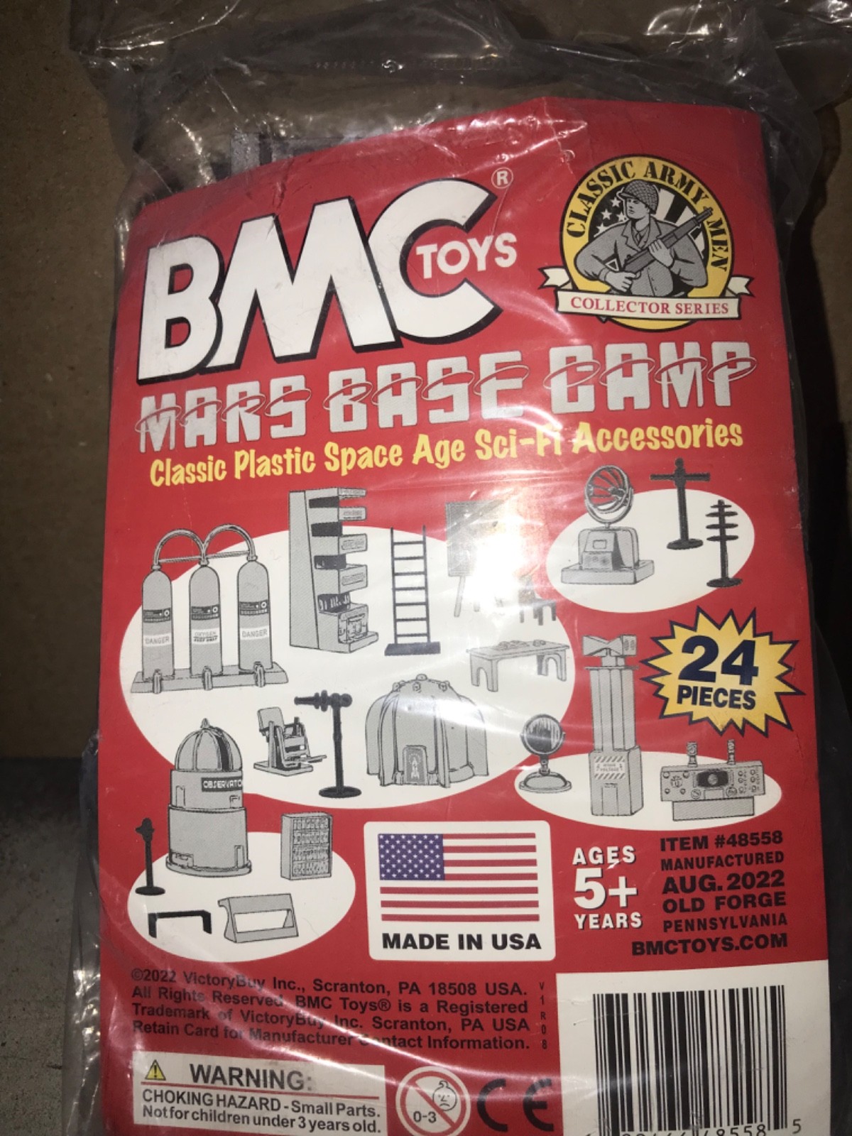 Mars Base Camp, & Space Voyagers Saturn V, Apollo II Rocket, w/Patch, LOOK!