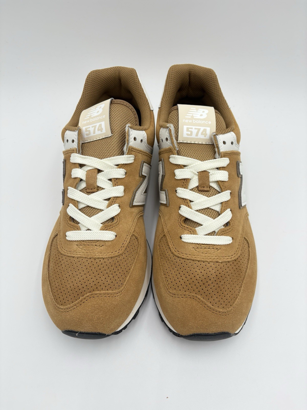 New Balance Men's 574 Classics Multiple Sizes Brown/White |U574WCE|