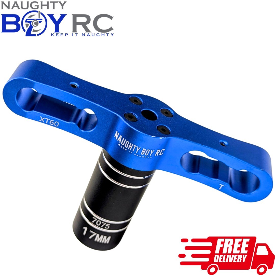 Naughty Boy RC 17mm 1/8 Wheel Wrench + Solder Jig Buggy Truggy Associated Kyosho