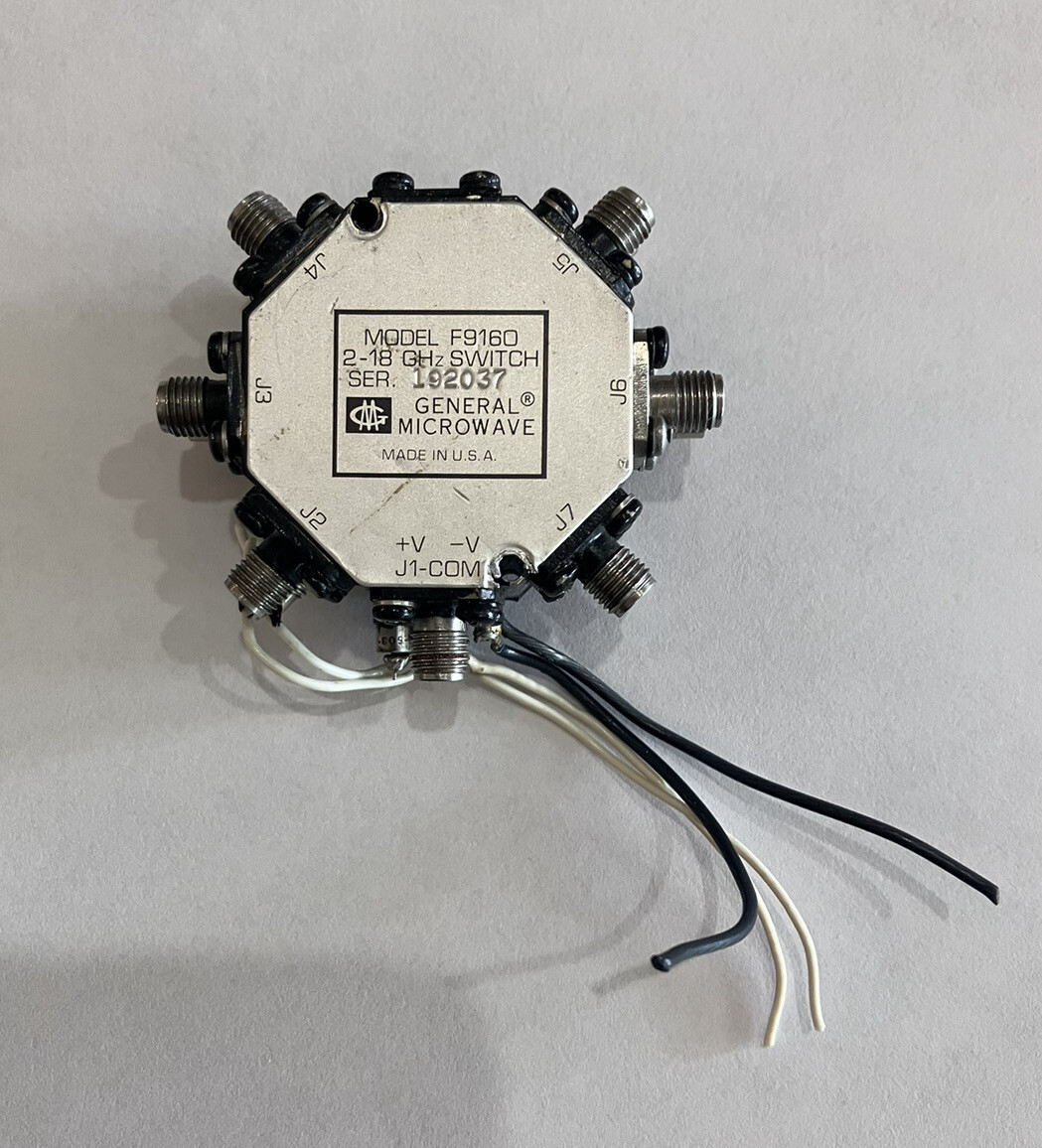 General Microwave MOD F9160 Switch, 2-18 GH 