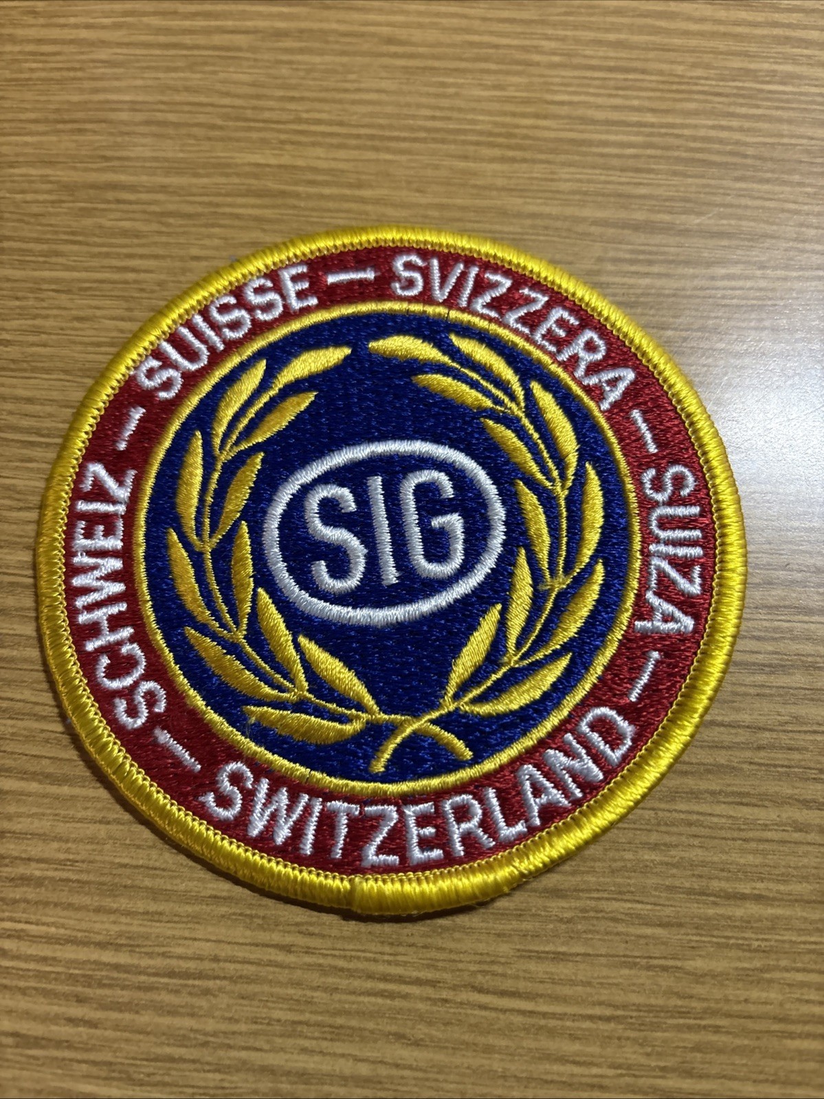 Sig Sauer Swiss Patch Historical Memorabilia