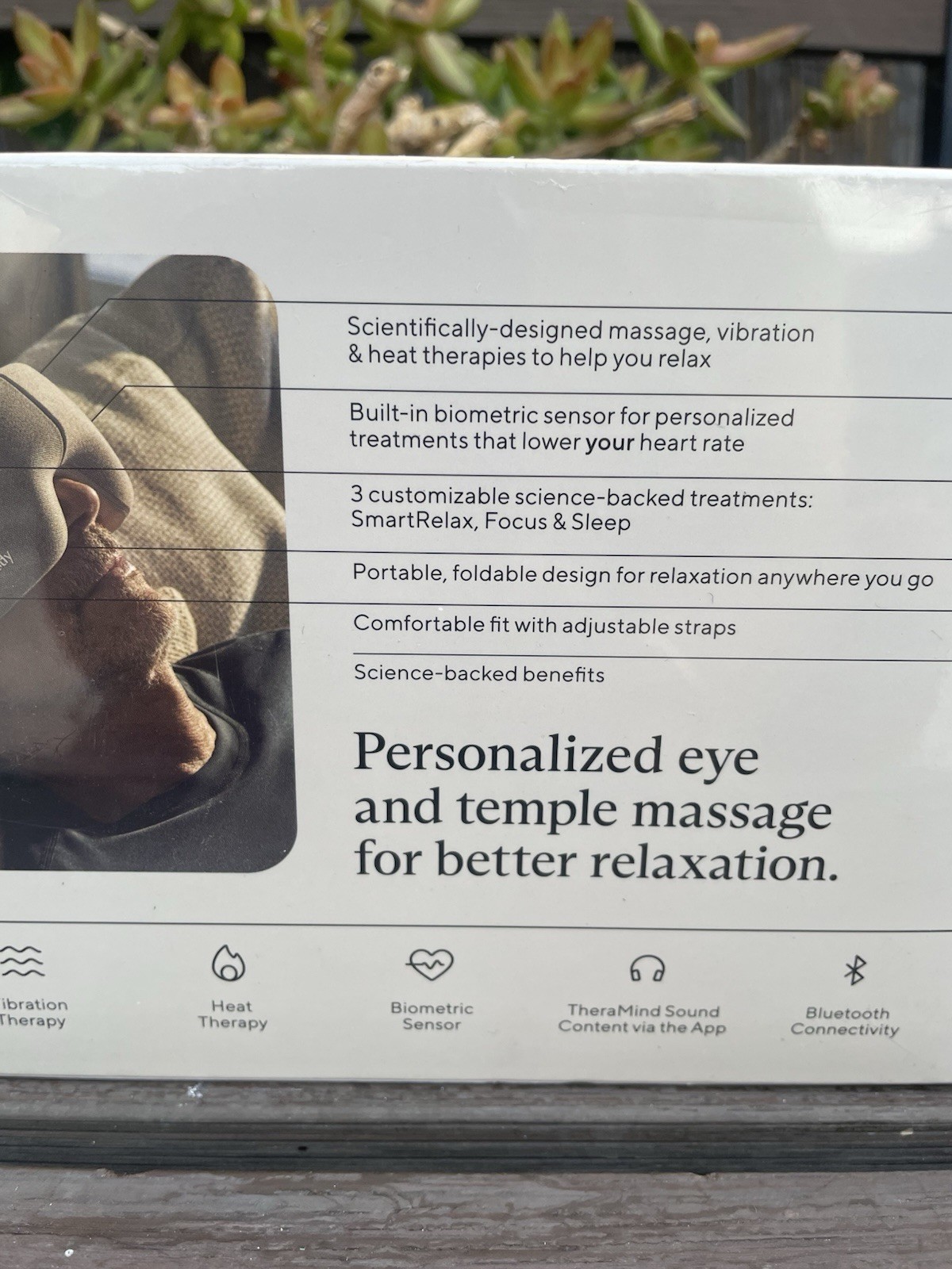Therabody Smart Goggles Device Intelligent Heating Vibrating Soothing