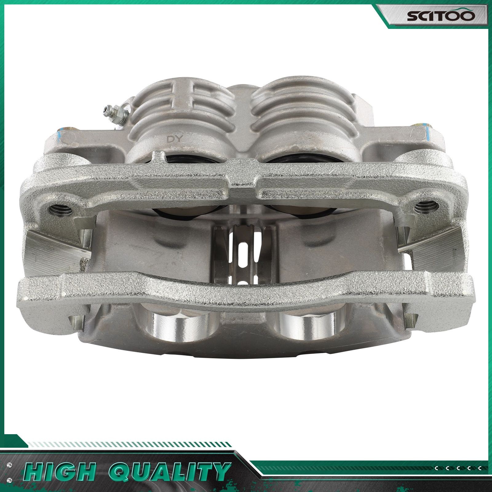 Front Brake Calipers And Ceramic Pads Kit For 2002-2005 GMC ENVOY 4.2L