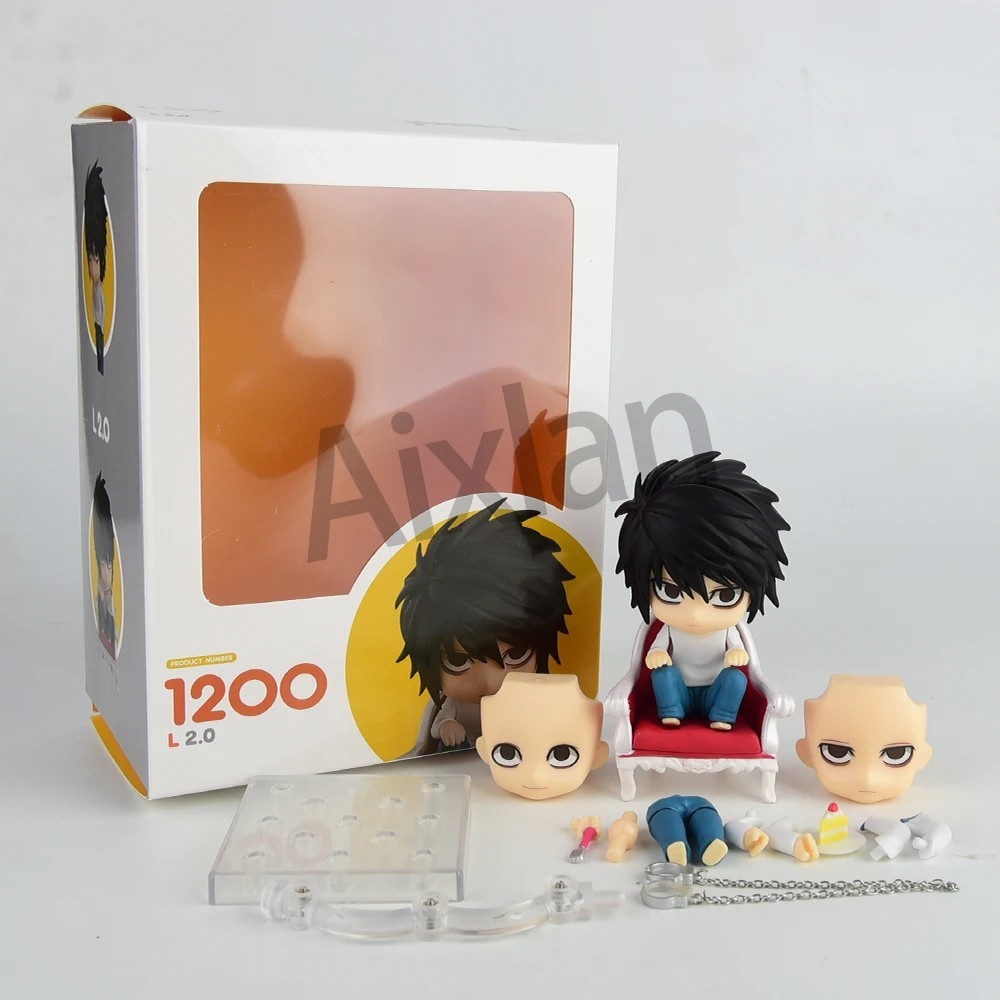 Anime Death Note L Lawliet Nendoroid 1200 PVC Statue Toy Model Hot Gifts-new