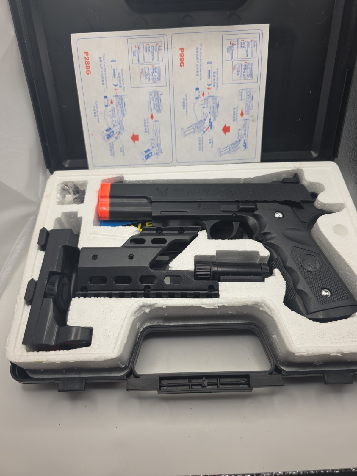 Jieke Air Pistol Series P288G STI Edge With Case