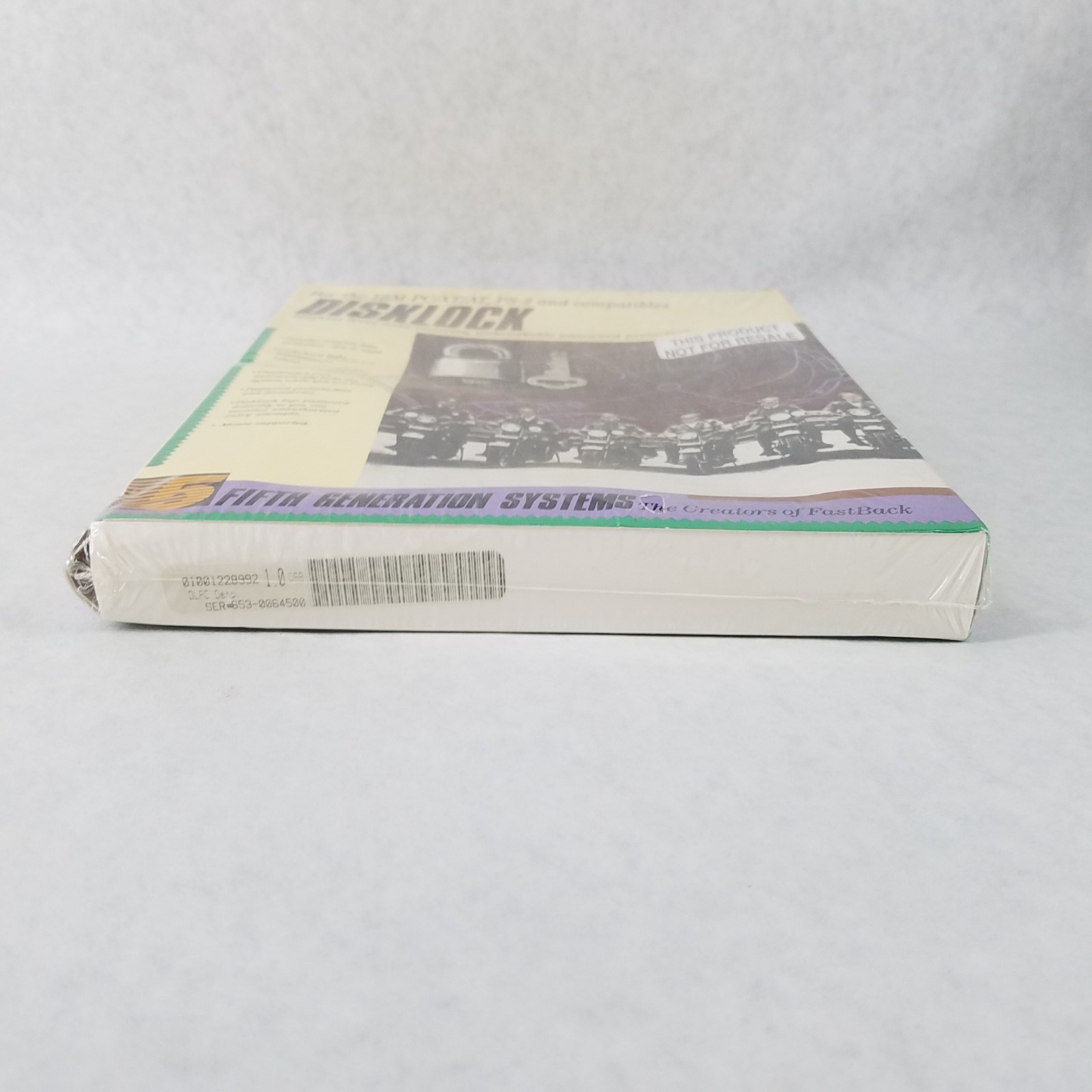 Disklock Fifth Generation Systems IBM PC/XT/AT, PS-2 Vintage Software - SEALED