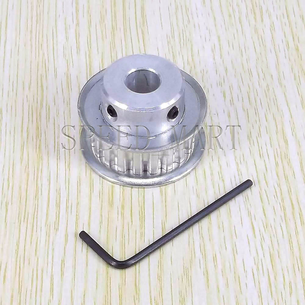 XL Type XL16T Aluminum Timing Belt Pulley 16 Teeth 10mm Bore for Stepper Motor