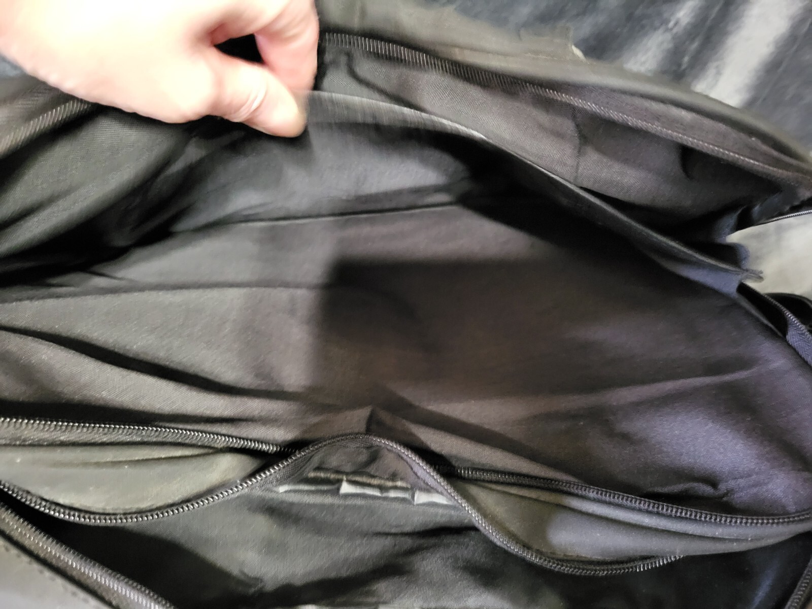 Black 14" Vinyl Laptop Bag