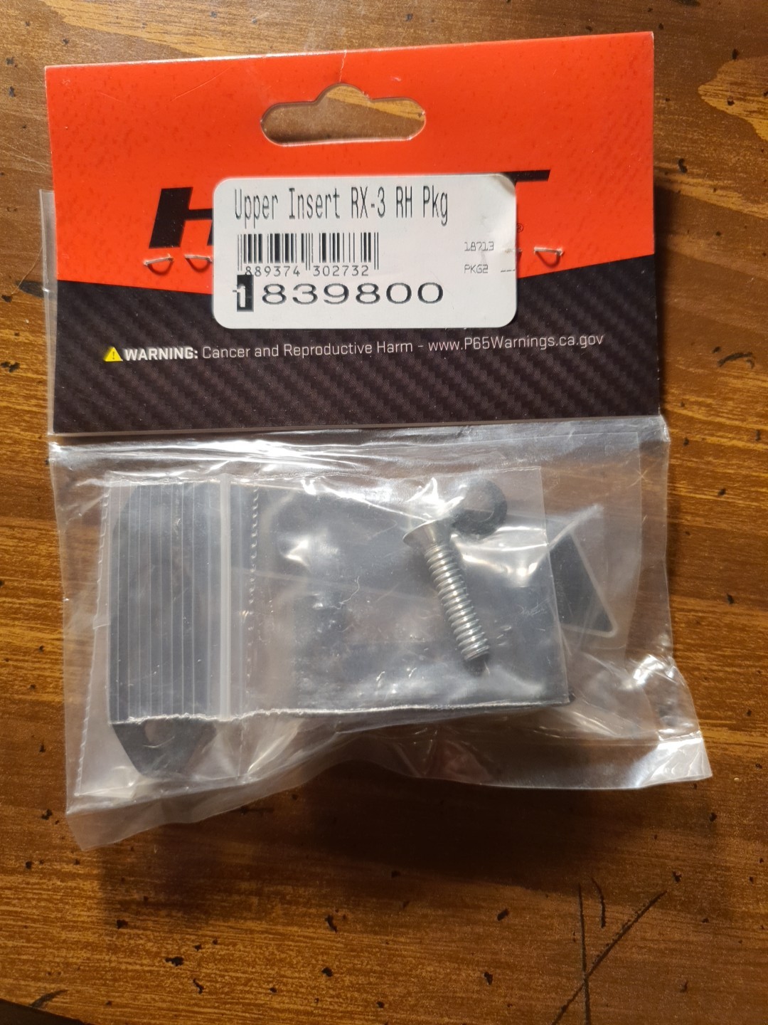 HOYT UPPER INSERT RX-3 RH PKG -1839800-
