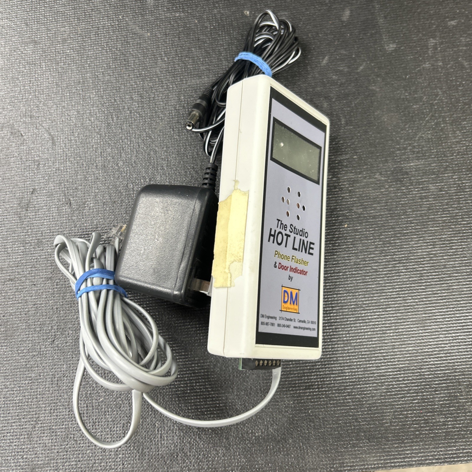 The Studio Hotline Phone Flasher and Door Indicator. DM Engineering