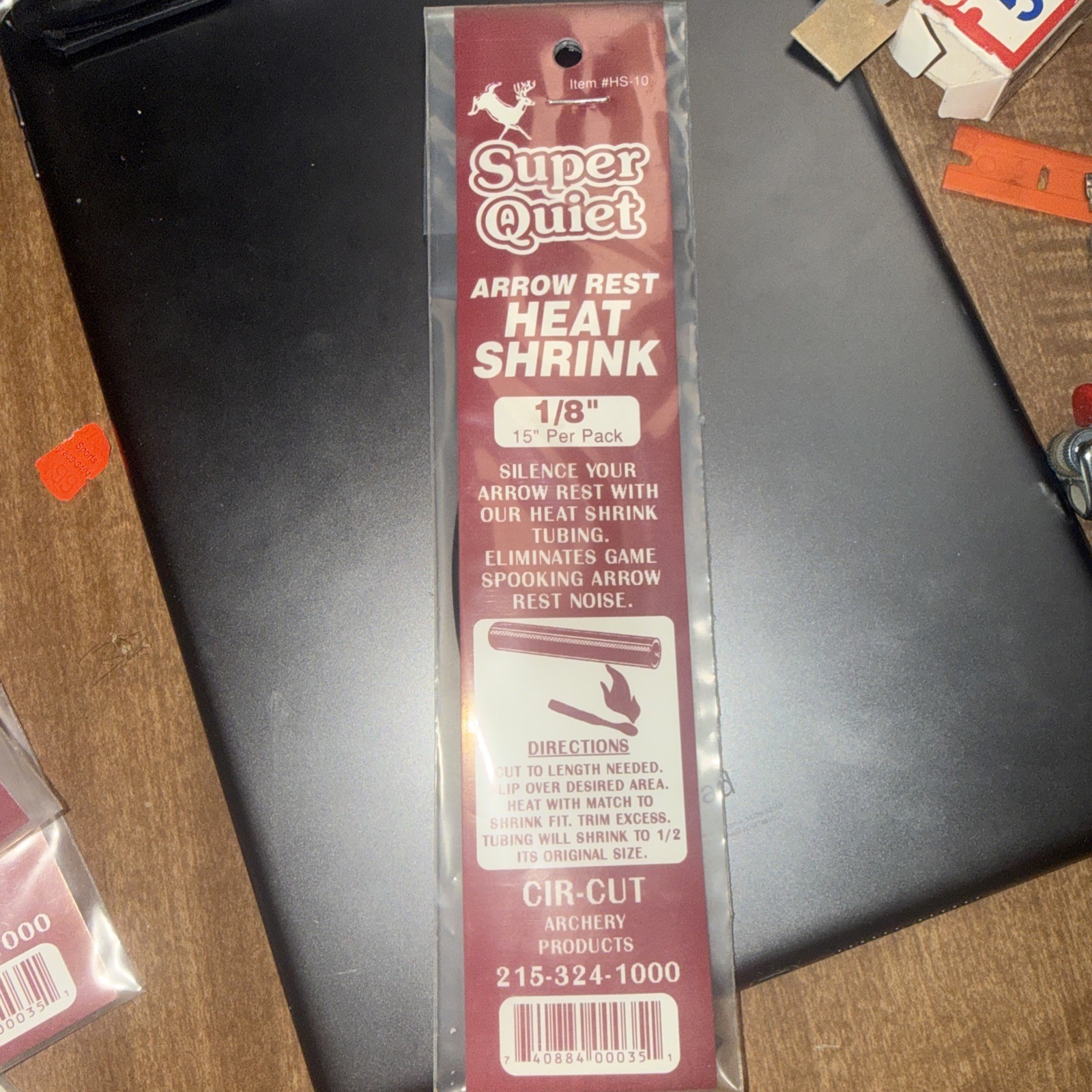 Cir Cut Archery Arrow Rest 1/8" Super Quiet Heat Shrink