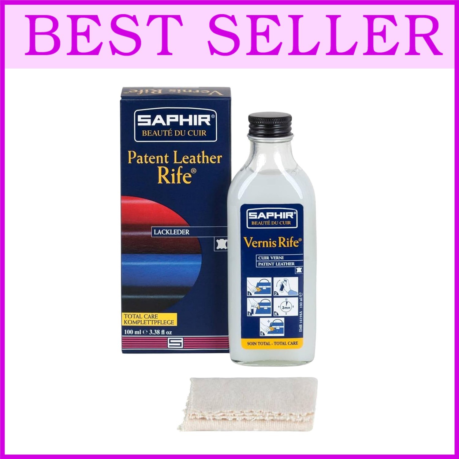 Patent Leather Restorer - Crack Prevention - 100mL