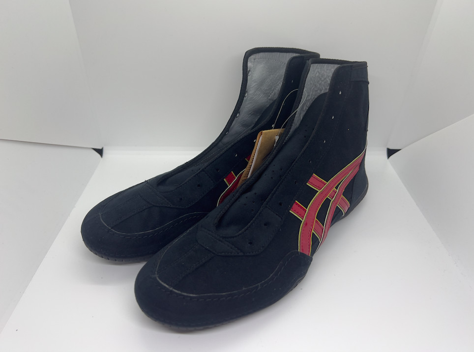 asics Boxing Wrestling Shoes Shoelace set Black Wine US11 1083A001 EX-EO TWR900