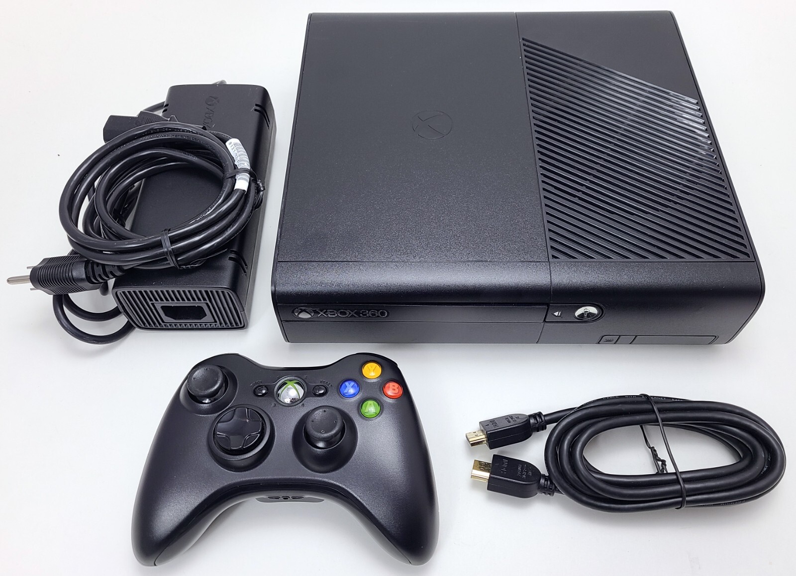 Microsoft XBox 360 E System BLACK Video Game Console 250GB Wireless Bundle 360E