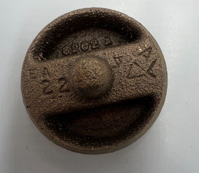 (QTY 2) Smith Cooper XH Pipe Cap Brass Iron 6202 EA 22