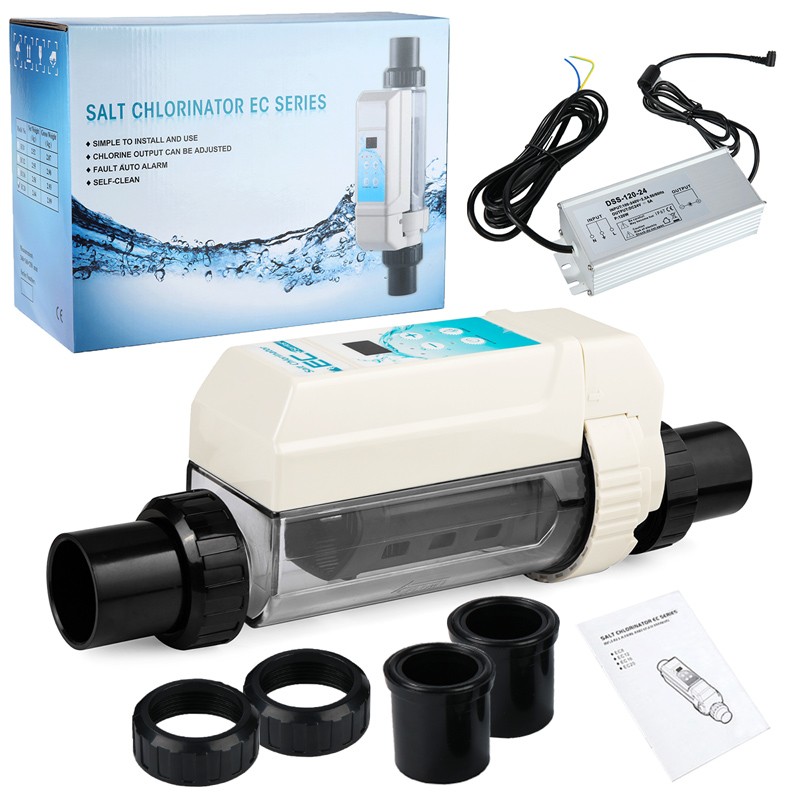 16,000 Gallons Chlorinator, Complete Salt Water Pool Chlorine Generator System