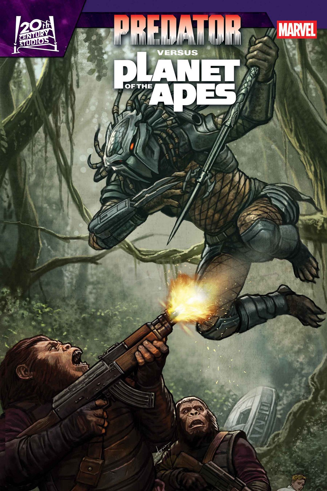 Predator Vs. The Planet Of The Apes #1 CVR A Cover Variant 7/29/26