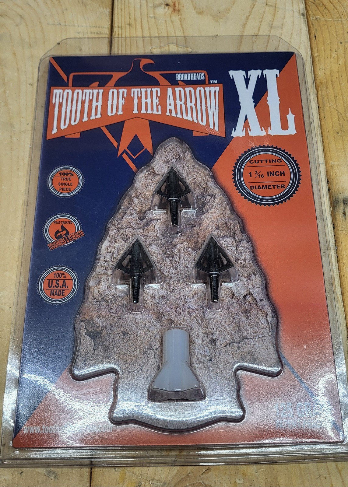 Tooth of the Arrow - 1 3/16" S Series Broadheads - 125 Grain - 3PK