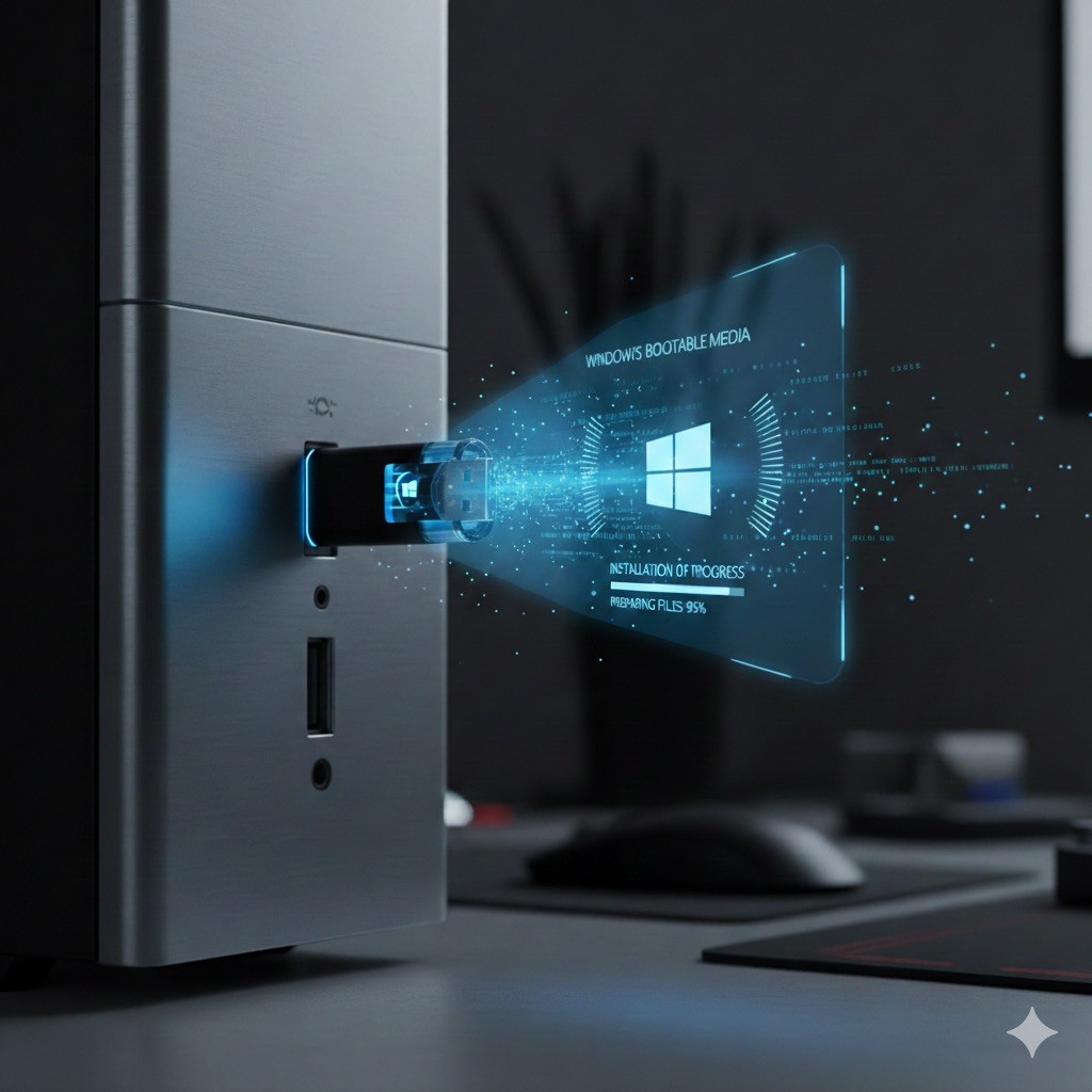 Bootable Windows 10 UEFi USB Drive for Reinstall Windows