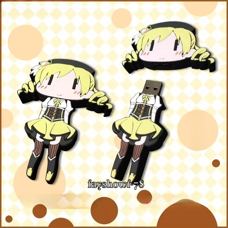 Puella Magi Madoka Magica Tomoe Mami USB Drive Flash Disk 32G/64G Storage Disk