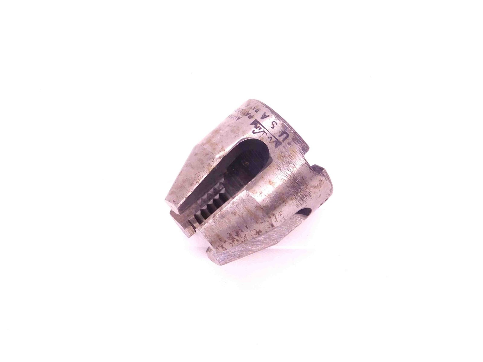 GREENFIELD 5/16 - 18 NC ACORN DIE HSS 53/64" OAL USA GTD .3125 CONE DIE #2
