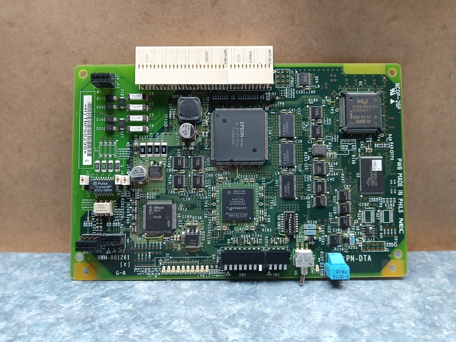 Vintage NEC PN-DTA Trunk Card
